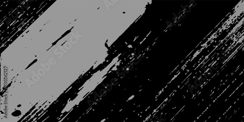 Spanduk horizontal lebar abstrak abu-abu gelap dengan kisi serat karbon segi enam dan garis-garis oranye bercahaya. Latar belakang vektor teknologi dengan garis neon oranye eps 10