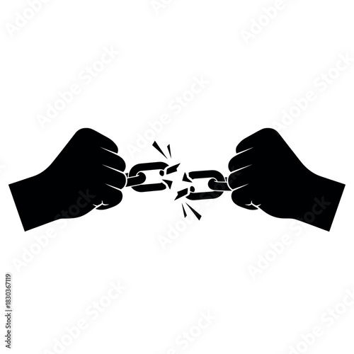 Breaking Chains with Strength and Determination.