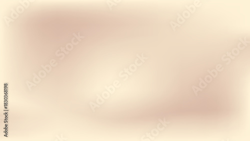 Beige cream gradient background in subtle pastel tones. Nude ivory and soft champagne blur form smooth neutral texture. Elegant abstract wallpaper for cosmetic studio, wedding, or modern design.