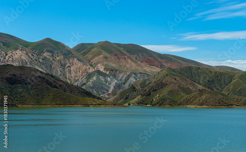 The picturesque Azat Reservoir in Armenia