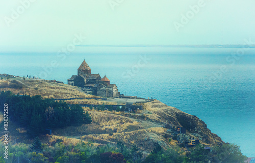view of the sea from the top of the mountain