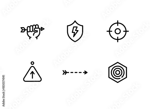 Attack Icon Attack Mode Attack Target Attack Point Attack Line Attack Zone Minimal Icons