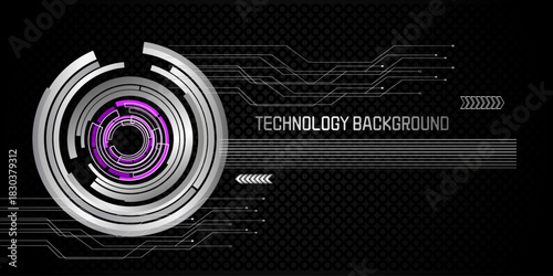 Concept abstract technology background. Vector illustration