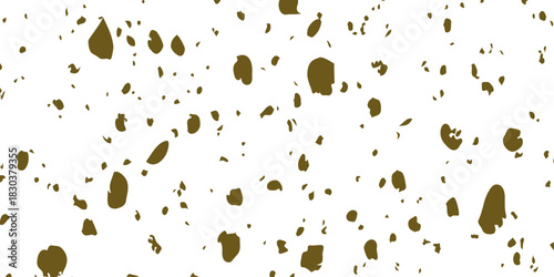 Coffee beans falling on black with a seamless vector illustration and natural texture design