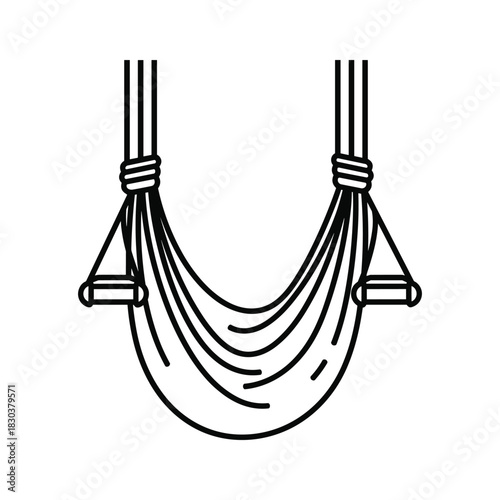 Music Notation with Treble Clef, Sharps, and Abstract Symbols on Staff