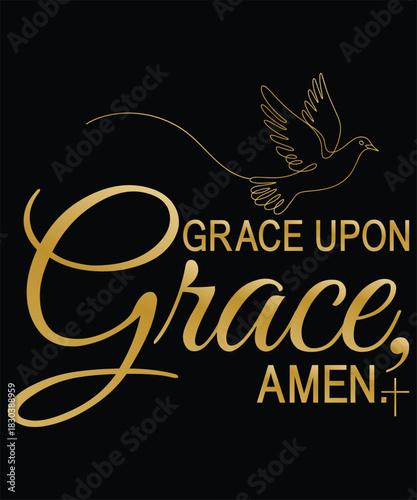 Grace Upon Grace, Amen Graphic Design