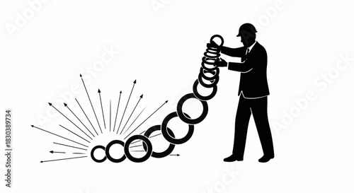 Engineer shapes growth and progress, building a successful future with innovative ideas.