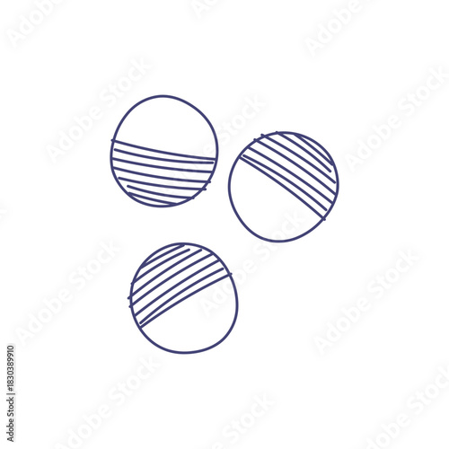 Cute Science Doodle Illustration