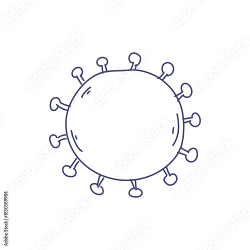 Cute Science Doodle Illustration