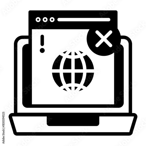 No internet access icon