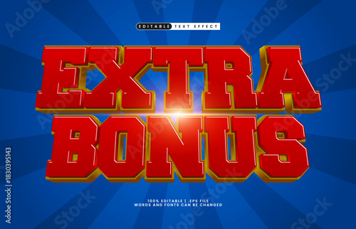 extra bonus editable text effect