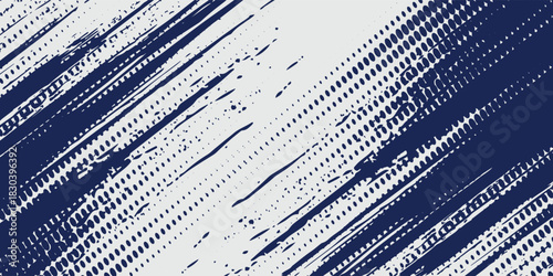 Abstract halftone wave dots background. Futuristic twisted grunge pattern, dots, circles. Vector modern optical pop art texture for posters, business cards and etc. eps 10