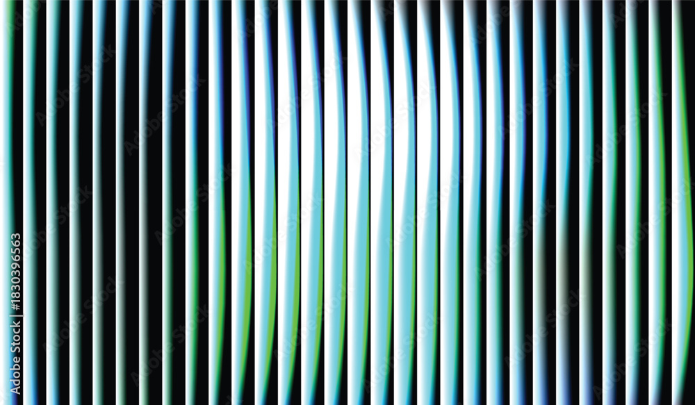 Obraz premium Abstract vertical lines background with a gradient of blue and green perfect for modern design and digital art projects EPS vector