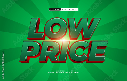 low price editable text effect