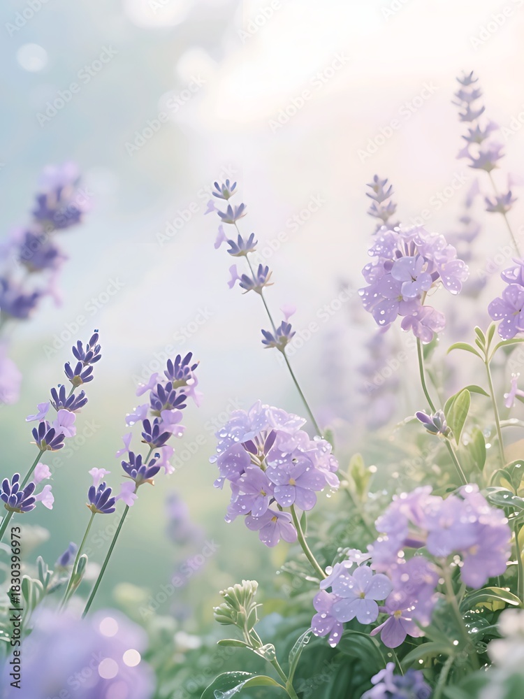 Obraz premium lavender flowers background