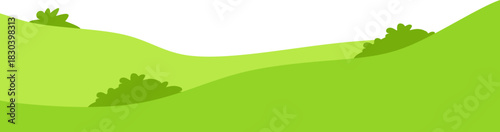 Spring Greenfield Landscape