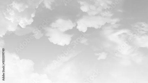 The rain cloud background presents a mysterious scene. The clumping and layered clouds add a complex and energetic impression. Vector illustration.