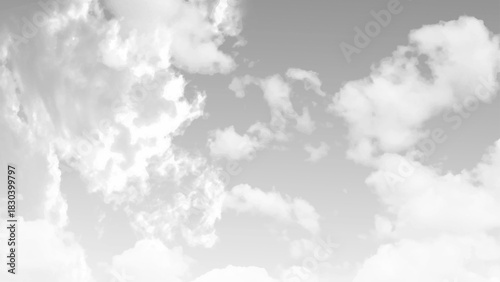 grey sky with dark rainy clouds before thunderstorm or gale in bad weather day. 