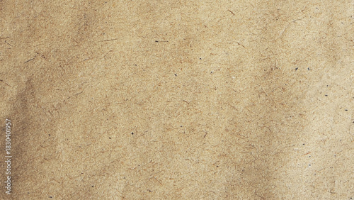 Old paper background. Brown old paper texture. Parchment paper background in vector. Texture of brown baking paper as background, closeup