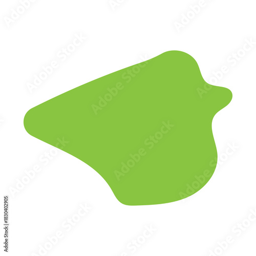 abstract blobs yellow green for background