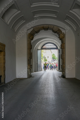 entrance to the church