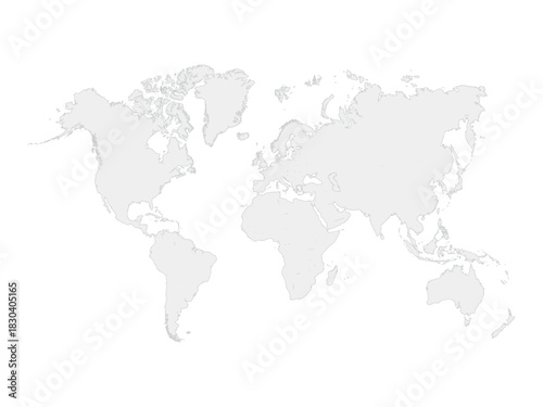 Illustration of a Colored map of world 
