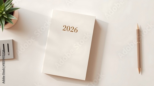 journal with cover saying 2026