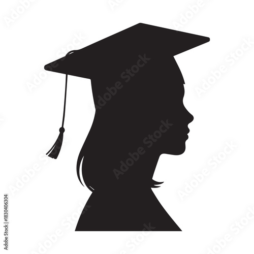 A Silhouette of Academic Achievement, Graduation Success, and Educational Milestones.