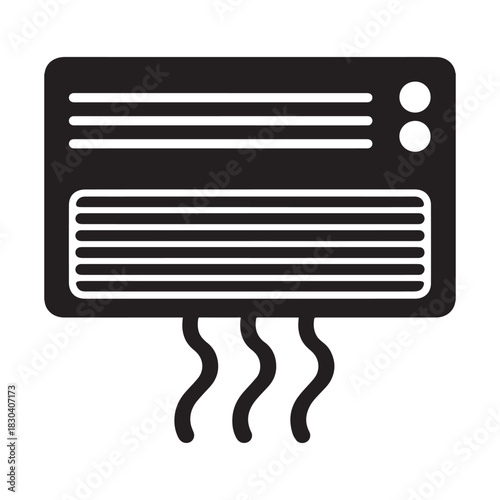 Cooling Comfort, Air Conditioner Unit Providing Climate Control and Relief from Heat.