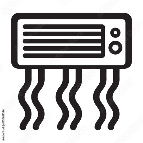 Cooling Comfort, Air Conditioner Unit Providing Climate Control and Relief from Heat.