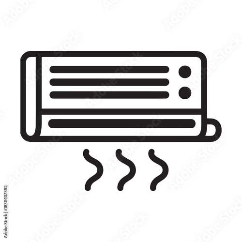 Cooling Comfort, Air Conditioner Unit Providing Climate Control and Relief from Heat.