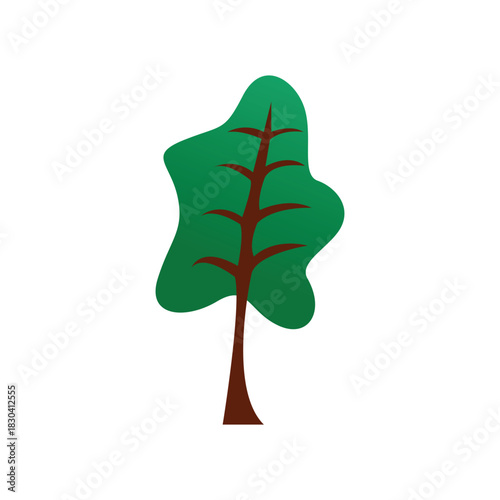 Illustration tree Cartoon, for element design
