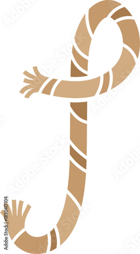 Rope Concept Letter F Logo