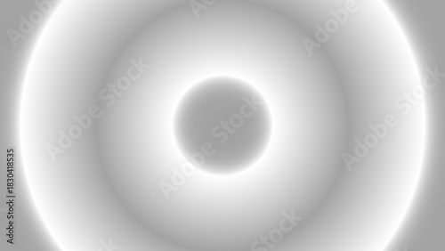 A bright and vibrant abstract background featuring a smooth gray and white radial gradient