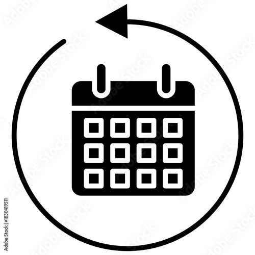 Yesterday Glyph Icon