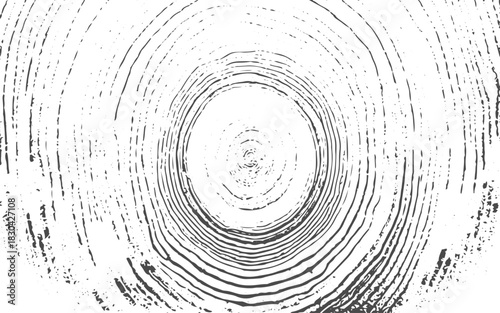 Round Grunge Wood Texture.Aged Timber Circle Background for Graphic Design Projects.