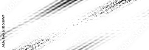 Halftone lines Set. Vector Stripe Collection. Halftone Circle Dots Gradient.