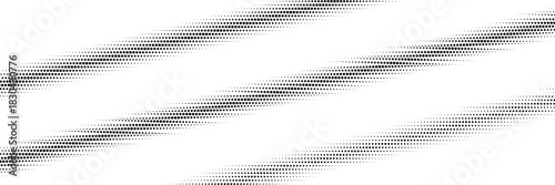 Halftone lines Set. Vector Stripe Collection. Halftone Circle Dots Gradient.