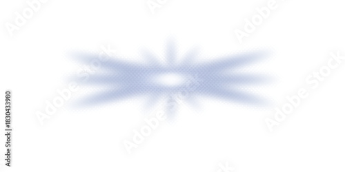 Isolated white snowflake decoration for Christmas and winter holiday design