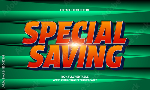 special saving editable text effect
