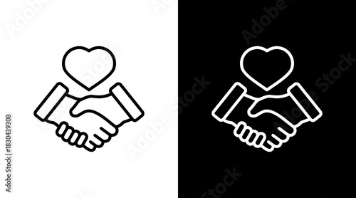 Trustworthy Partnership Icon Set Multiple Style Collection