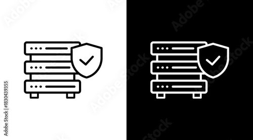 Server Uptime Icon Set Multiple Style Collection