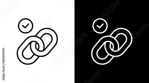 Strong Connection Icon Set Multiple Style Collection