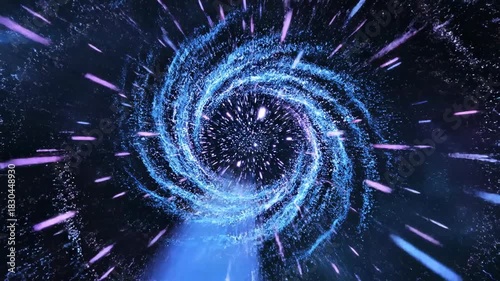 Celestial Vortex of Energy: A mesmerizing depiction of a swirling vortex of energy, capturing the dynamism of cosmic phenomena in a dance of light and ethereal forms.