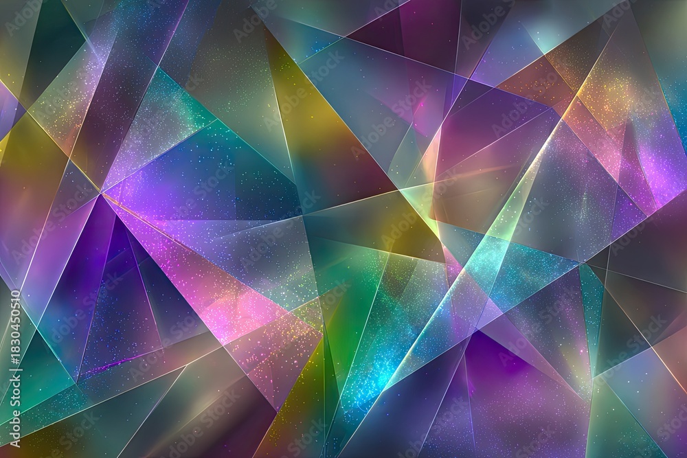 Obraz premium Abstract Geometric Triangular Pattern Background