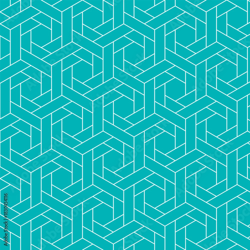 Hexagon, origami, seamless, background material, and compatible with swatches, light blue. / 六角形 折り紙 背景素材 シームレス スウォッチ対応 水色