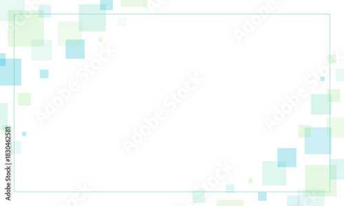 抽象・幾何学背景のシンプルおしゃれフレーム