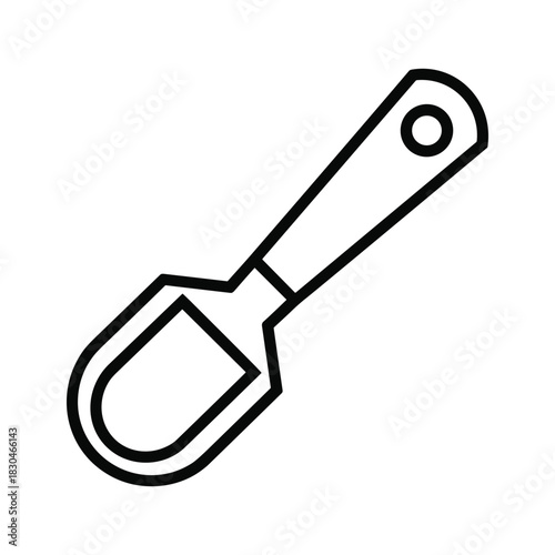 Outline Scoop Icon