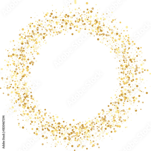 Glitter Circle Frame