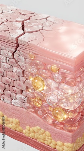 A detailed illustration sho...